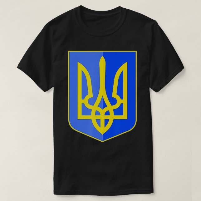 T-shirt Armoiries De L'Ukraine (Design devant)