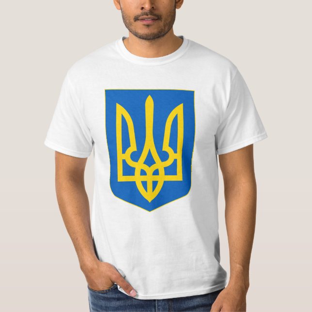 T-shirt Armoiries de l'Ukraine (Devant)