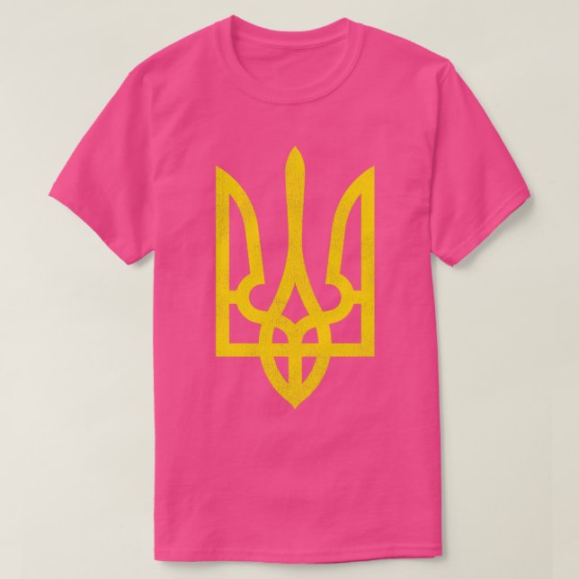 T-shirt Armoiries de l'Ukraine 1 (Design devant)