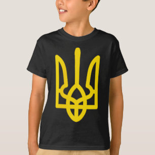 T-shirt Armoiries de l'Ukraine en couleur nationale ukrain