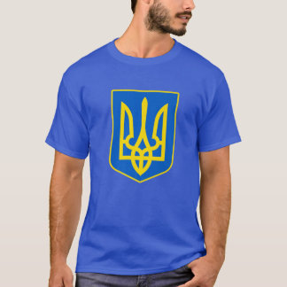 T-shirt Armoiries de l'Ukraine Montrer Fierté ukrainienne