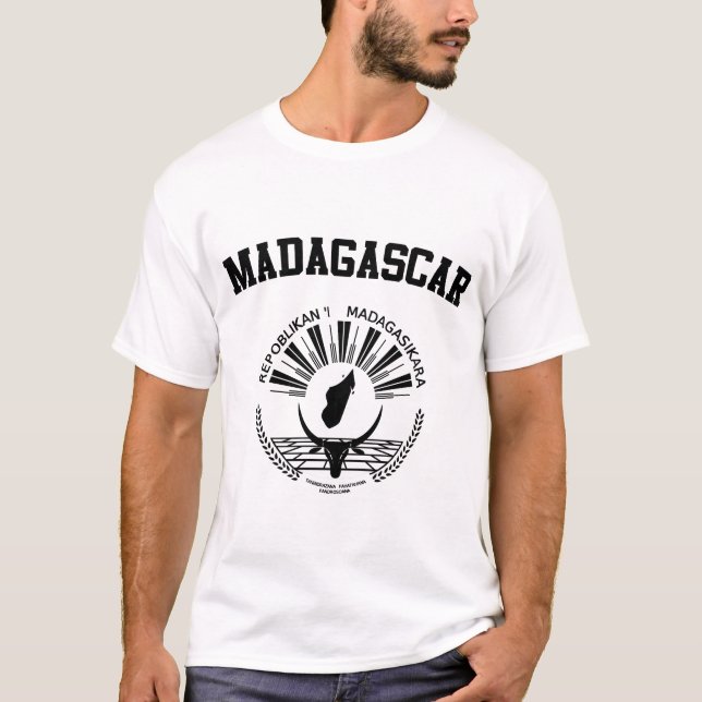 T-shirt Armoiries de Madagascar (Devant)