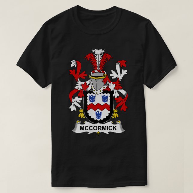 T-shirt Armoiries de McCormick Family Crest  (Design devant)