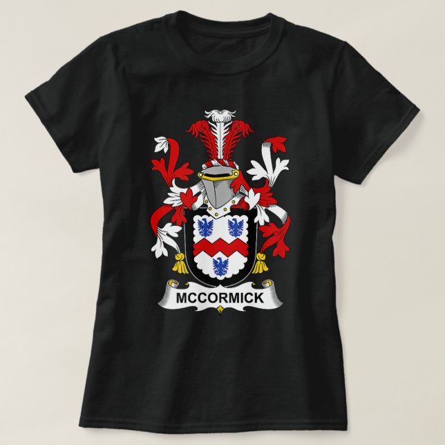 T-shirt Armoiries de McCormick Family Crest  (Design devant)