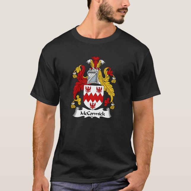 T-shirt Armoiries de McCormick McCormick Family Crest (Devant)