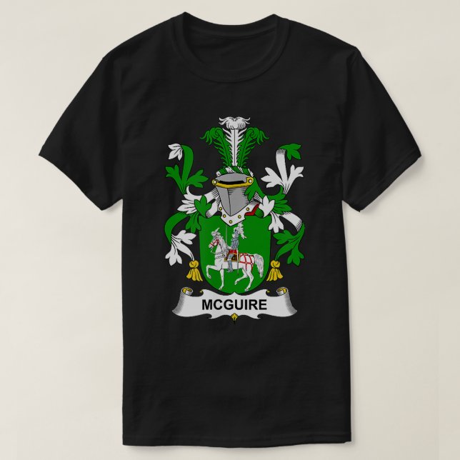 T-shirt Armoiries de McGuire Famille Crest  (Design devant)