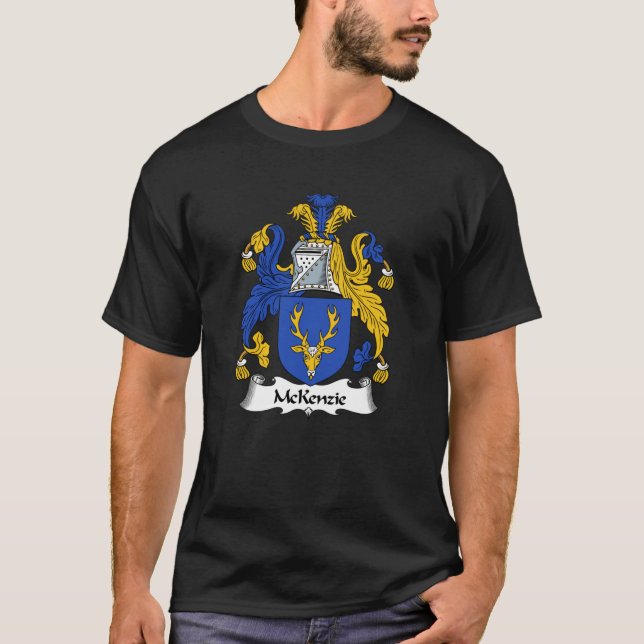 T-shirt Armoiries de McKenzie Crest de la famille McKenzie (Devant)