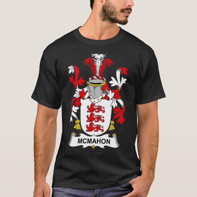 T-shirt Armoiries de McMahon Crest de famille (Devant)