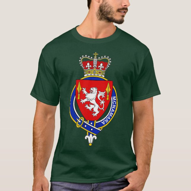 T-shirt Armoiries de McNamara Famille Crest (Devant)
