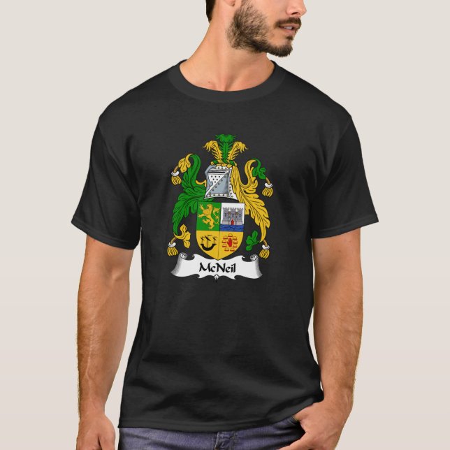 T-shirt Armoiries de McNeil McNeil Family Crest (Devant)