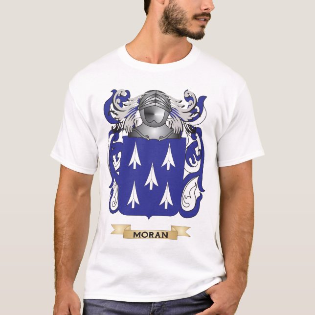 T-shirt Armoiries de Moran (crête de famille) (Devant)