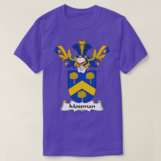 T-shirt Armoiries de Mossman Armoiries de la famille Crest (Design devant)