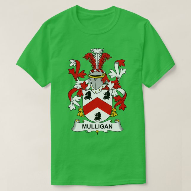 T-shirt Armoiries de Mulligan Armoiries de la famille Cres (Design devant)