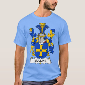 T-shirt Armoiries de Mullins Armoiries de la famille Crest