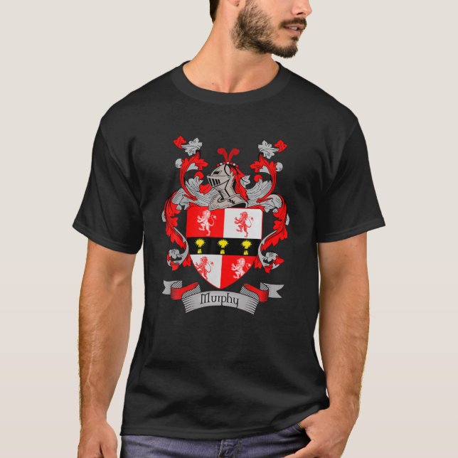 T-shirt Armoiries De Murphy | Murphy Nom de famille Crest (Devant)