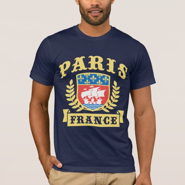 T-shirt Armoiries de Paris France (Devant)