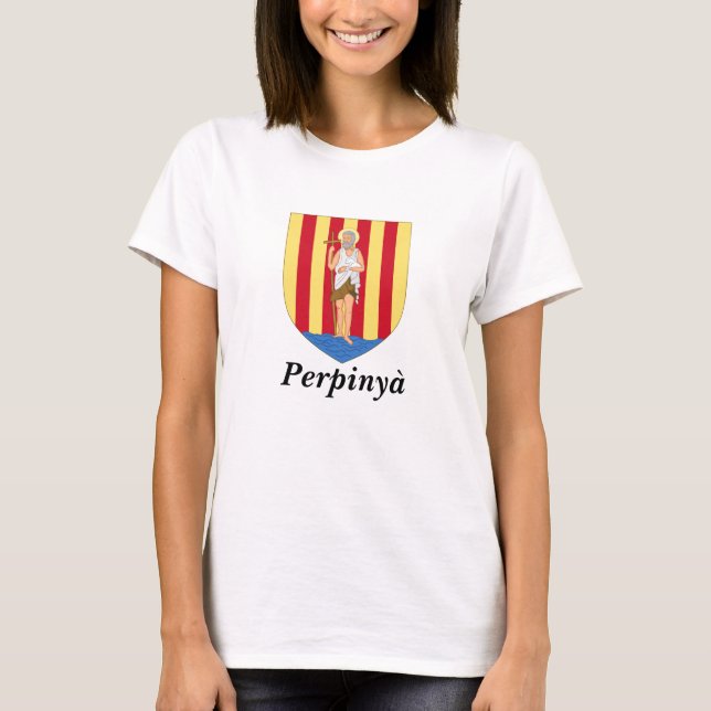 T-shirt Armoiries de Perpignan (Devant)