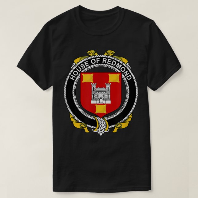 T-shirt Armoiries de Redmond Crest de famille  (Design devant)