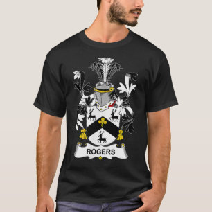 T-shirt Armoiries de Rogers Family Crest  