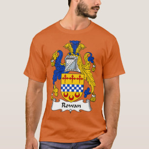 T-shirt Armoiries de Rowan Armoiries de la famille Crest