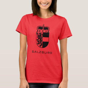 T-shirt Armoiries de Salzbourg en monochrome Fine Art
