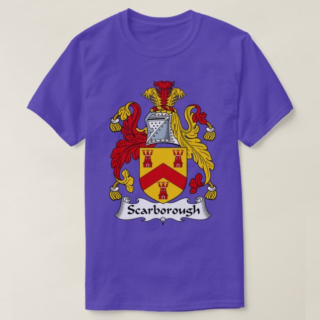 T-shirt Armoiries de Scarborough Famille Crest (Design devant)