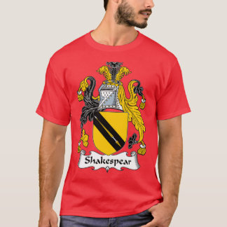 T-shirt Armoiries de Shakespear Armoiries de famille crête