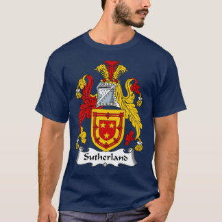 T-shirt Armoiries de Sutherland Sutherland Family Crest