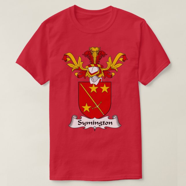 T-shirt Armoiries de Symington Famille Crest (Design devant)