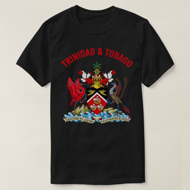 T-shirt Armoiries de Trinité-et-Tobago (Design devant)