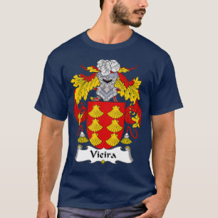 T-shirt Armoiries de Vieira Famille Crest