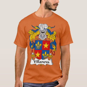 T-shirt Armoiries de Villanova Famille Crest