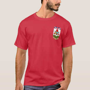 T-shirt Armoiries des Bermudes - poche