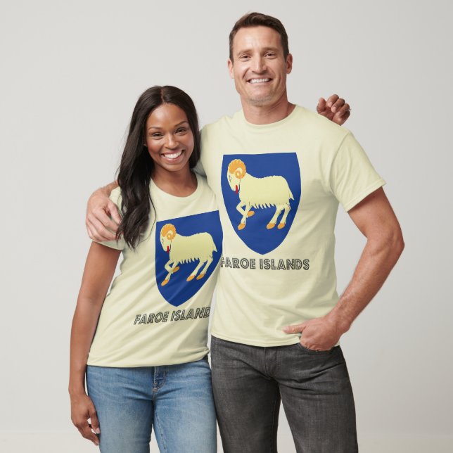 T-shirt Armoiries des îles Féroé (Unisexe)