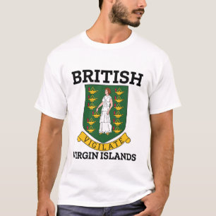 T-shirt Armoiries des îles Vierges britanniques