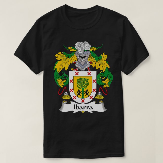 T-shirt Armoiries d'Ibarra Family Crest Premium  (Design devant)