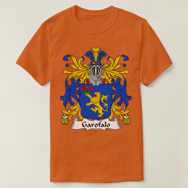 T-shirt Armoiries du Garofalo Chemise de la famille CrestT (Design devant)