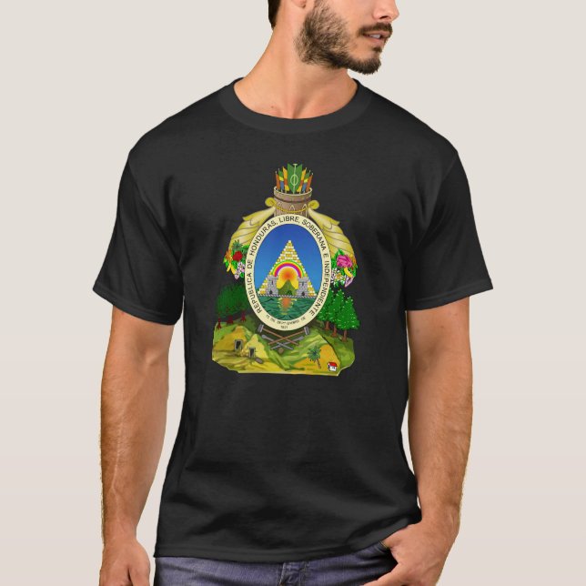 T-shirt Armoiries du Honduras (Devant)