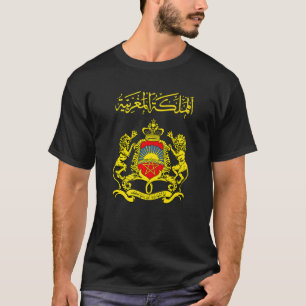 T-shirt Armoiries Du Maroc Royaume Du Maroc Passpo