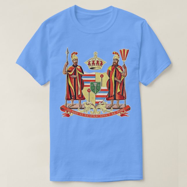 T-shirt Armoiries du Royaume d'Hawaï (Design devant)