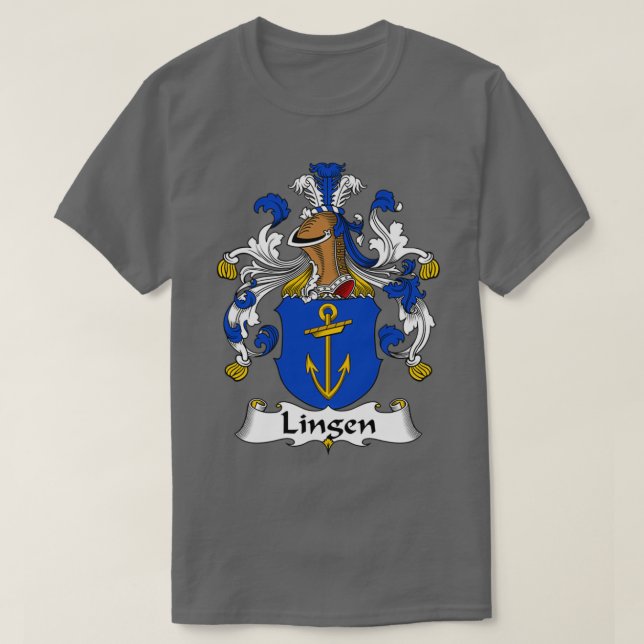 T-shirt Armoiries en lingen Armoiries en famille Crest (Design devant)