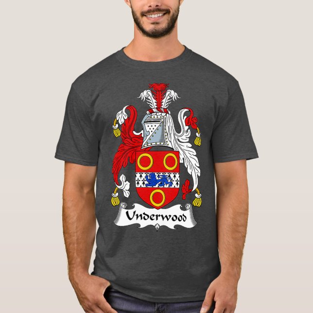 T-shirt Armoiries en sous-bois Crest de famille (Devant)