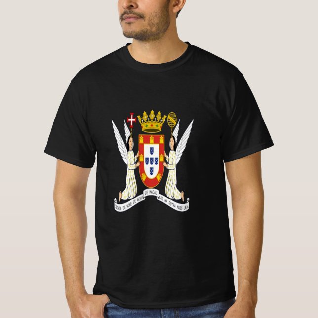 T-shirt Armoiries historiques de Macao (Devant)