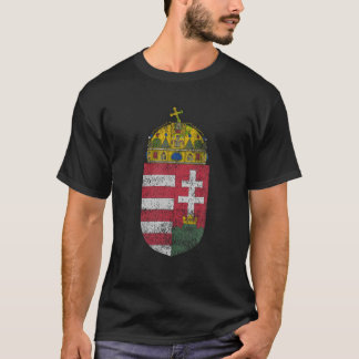 T-shirt Armoiries hongroises Hongrie Symbole T chemise