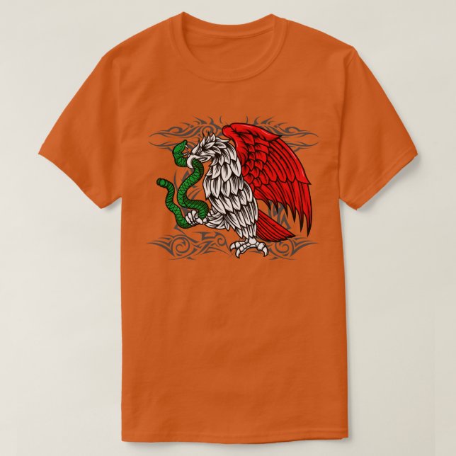 T-shirt Armoiries mexicaines de la Fierté mexicaine Mexiqu (Design devant)
