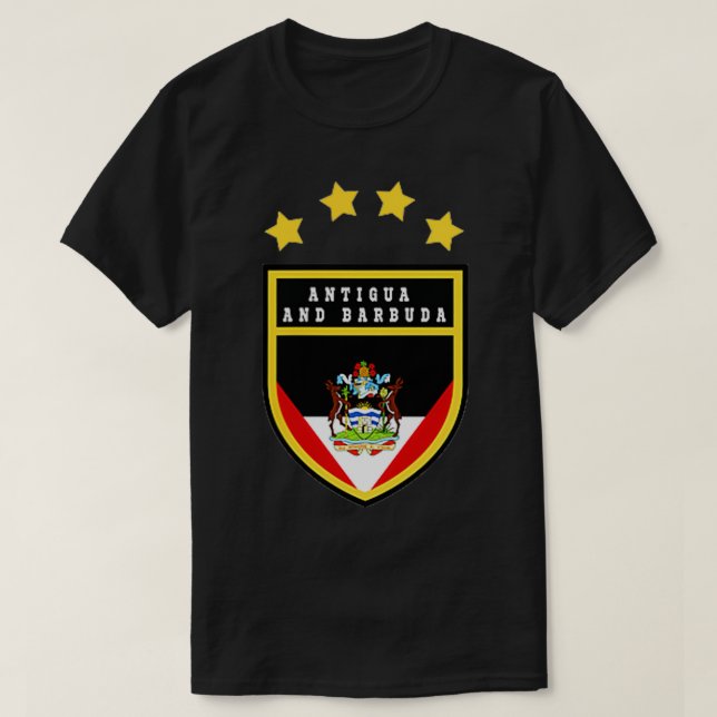 T-shirt Armoiries nationales d'Antigua-et-Barbuda (Design devant)