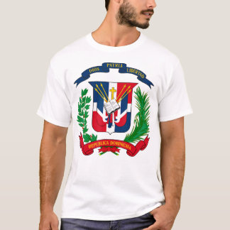 T-shirt Armoiries Républicaine Dominicana Bandera Dominica