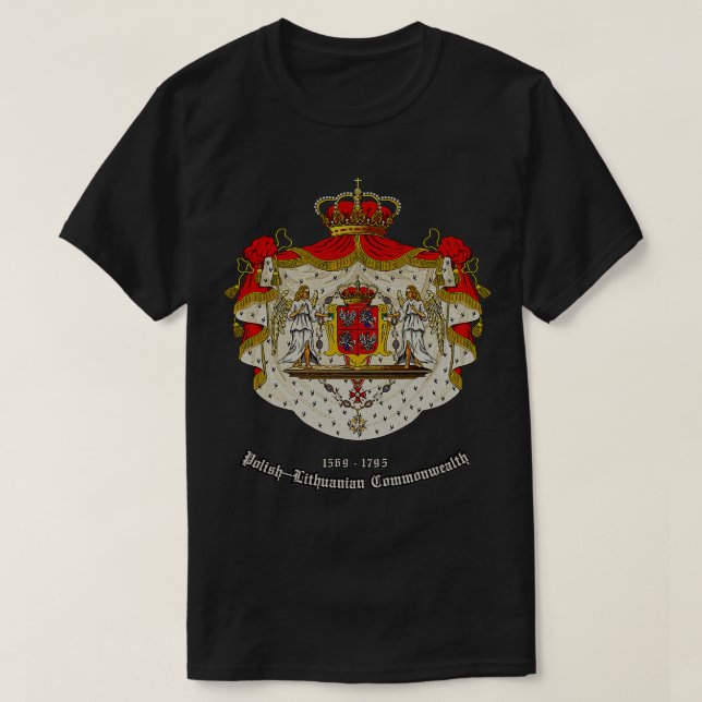 T-shirt Armoiries royales du Commonwealth de Pologne (Design devant)