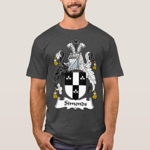 T-shirt Armoiries Simonds Armoiries de la famille Crest