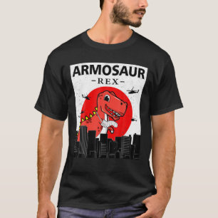 T-shirt Armosaur Rex Dinosaur Drôle Se Bien Bras Fo